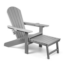 Grey Adirondack Garden Chair