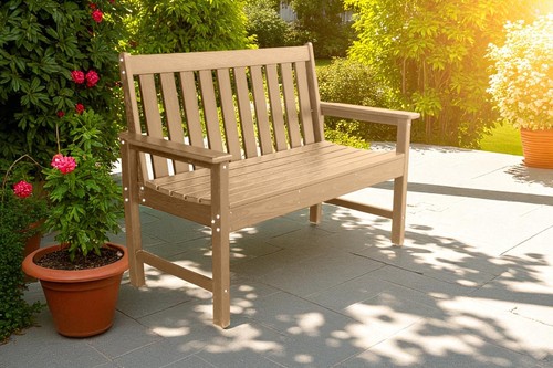 Polywood garden benches - garden,