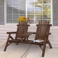 Garden Wooden Companion Seat 2