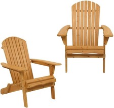 Set Of 2 Adirondack Wood