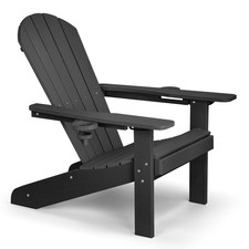 Black Adirondack Garden Chair