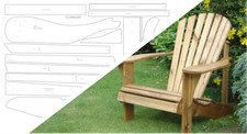 Adirondack Chair & Footstool
