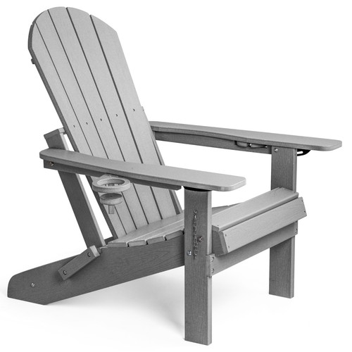 Grey folding adirondack garden - grey,