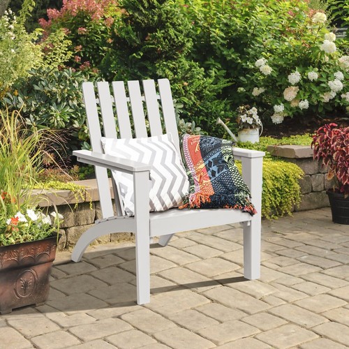 Solid acacia wood adirondack - wood,