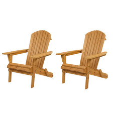 2x Garden Adirondack Chair