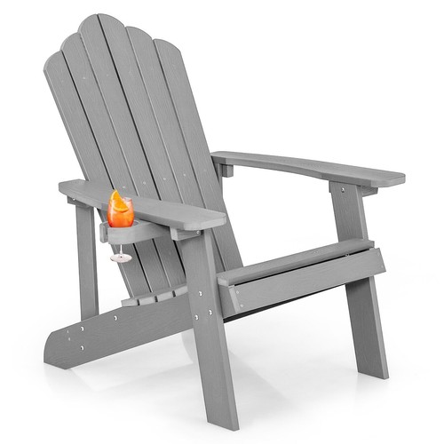 Costway patio adirondack chair - adirondack,